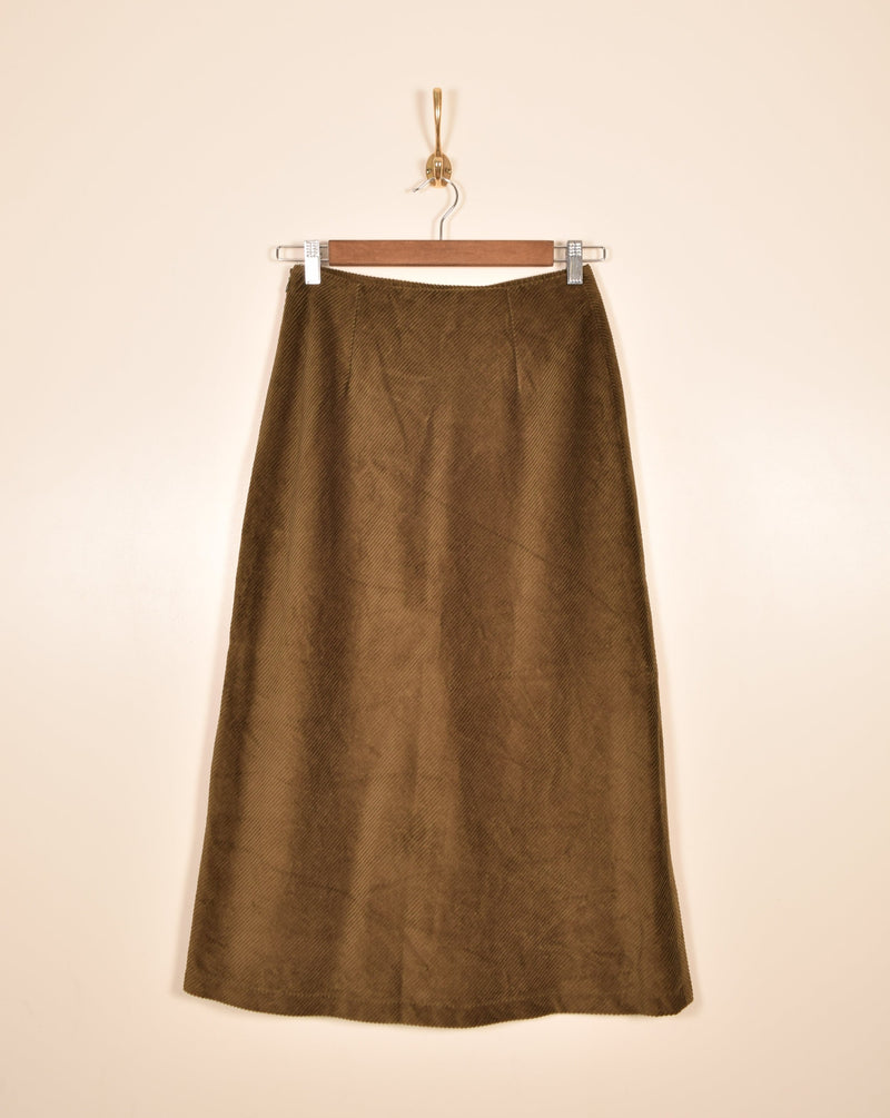 Thomas Burberry Vintage Corduroy Skirt (S)