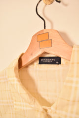 Burberry Vintage Woman Nova Check Sleeveless Shirt (S)