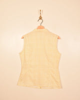 Burberry Vintage Woman Nova Check Sleeveless Shirt (S)