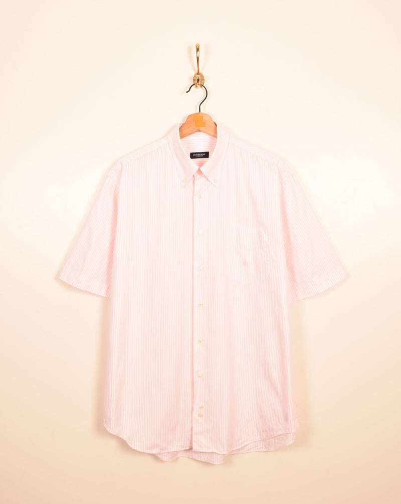 Burberry Vintage Short Sleeve Shirt (XL)