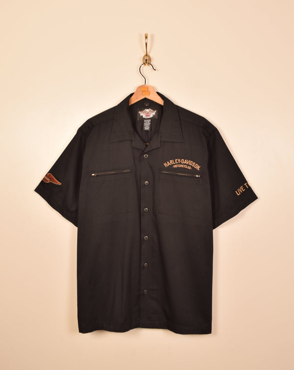 Harley Davidson Vintage Short Sleeve Shirt (L)