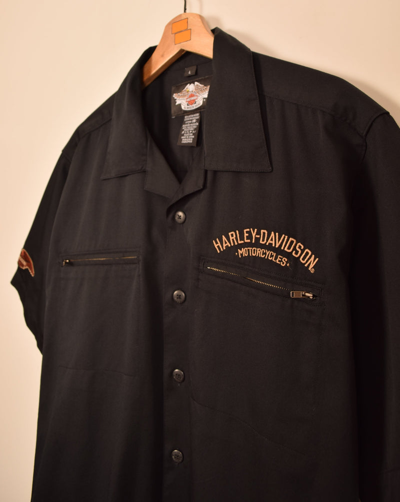 Harley Davidson Vintage Short Sleeve Shirt (L)