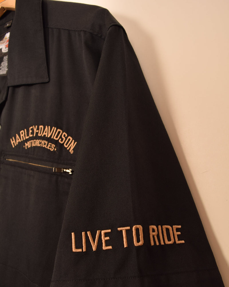 Harley Davidson Vintage Short Sleeve Shirt (L)