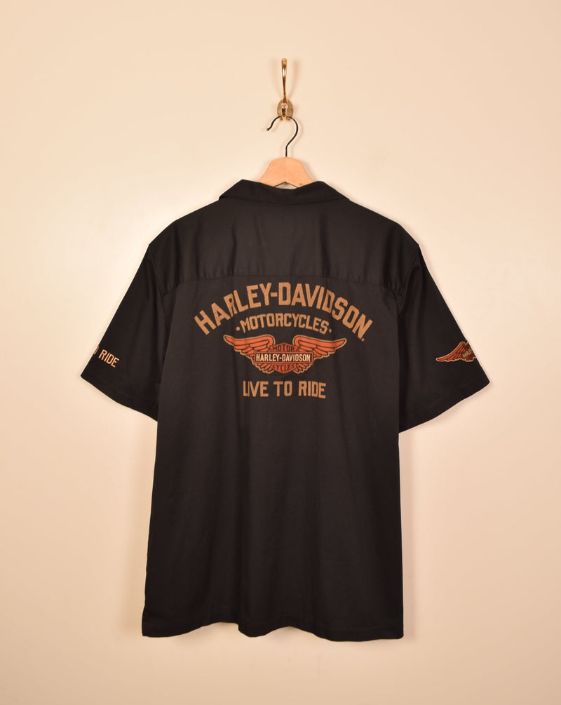 Harley Davidson Vintage Short Sleeve Shirt (L)