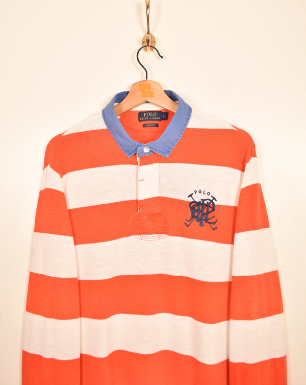 Polo Ralph Lauren Long Sleeve Polo Shirt (L)