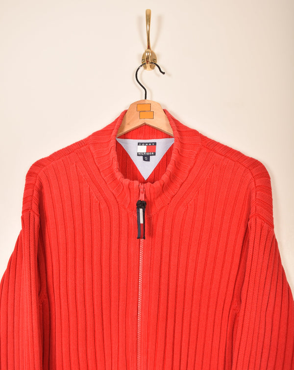 Tommy Hilfiger Vintage Knitted Zip Sweater (M)