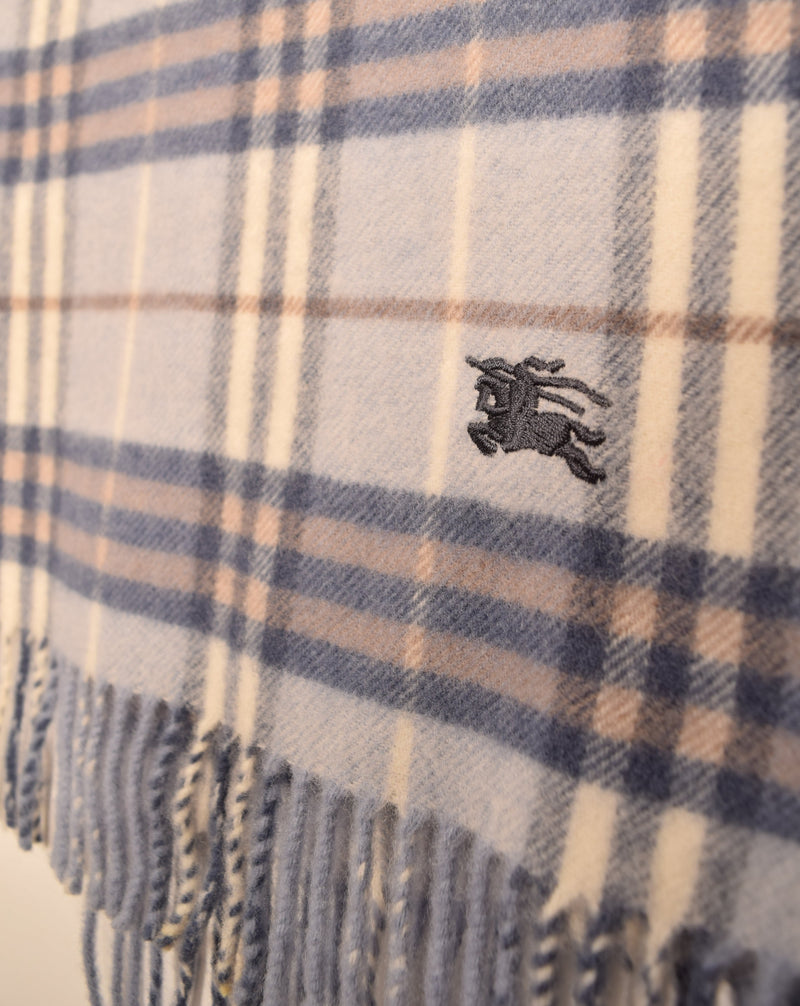 Burberry Vintage Baby Blue Nova Check Scarf