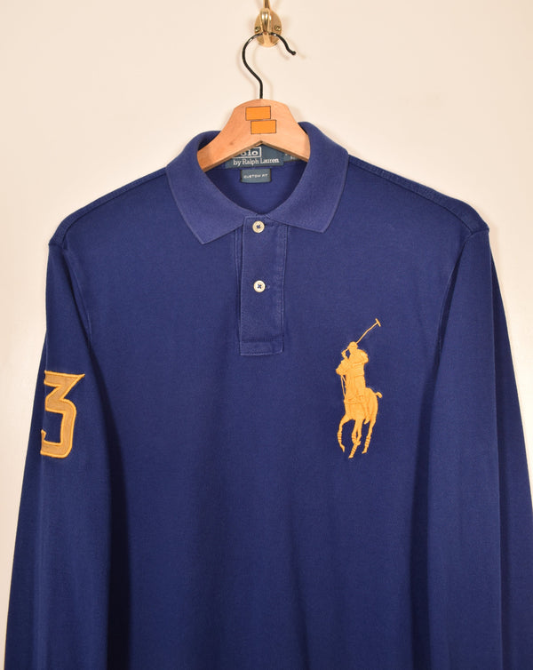 Polo Ralph Lauren Vintage Long Sleeve Polo Shirt (S)