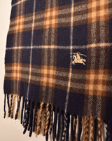 Burberry Vintage Navy/Beige Nova Check Scarf