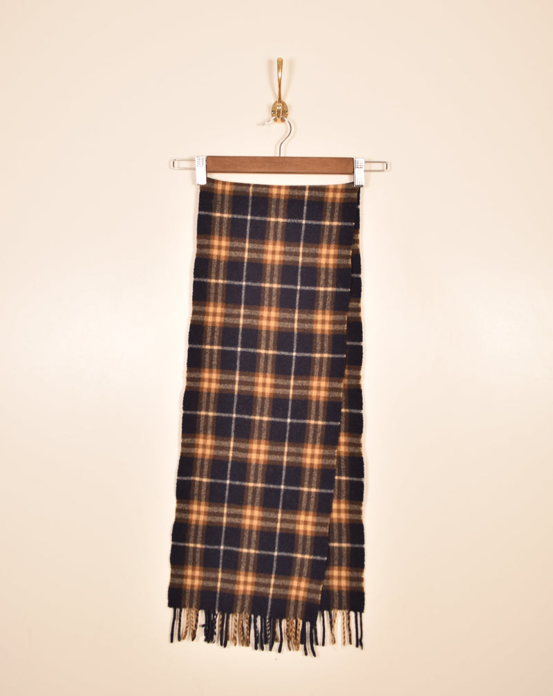 Burberry Vintage Navy/Beige Nova Check Scarf