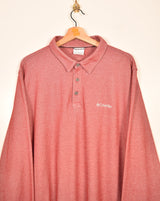 Columbia Vintage Long Sleeve Polo Shirt (XL)