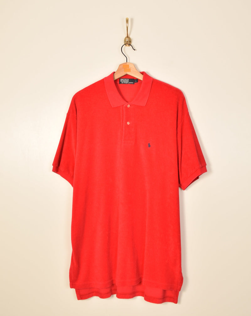 Rare Polo Ralph Lauren Vintage Towel Polo Shirt (XL)