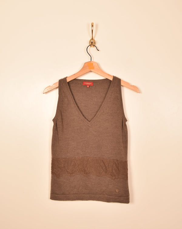 Burberry Vintage Woman Wool T-Shirt (M)