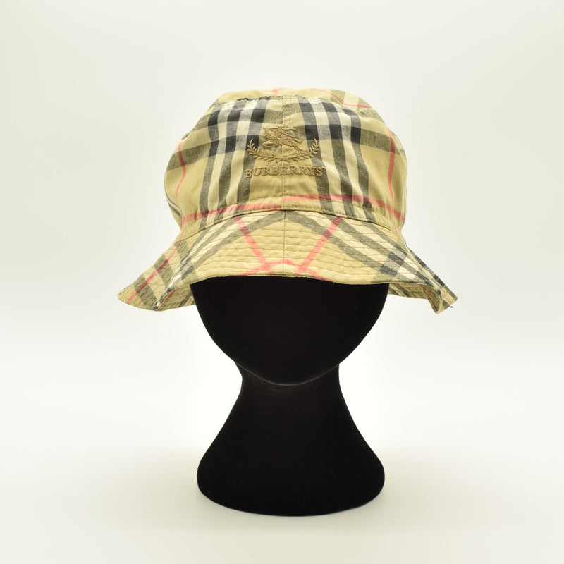 Burberry Vintage Nova Check Bucket Hat (L)