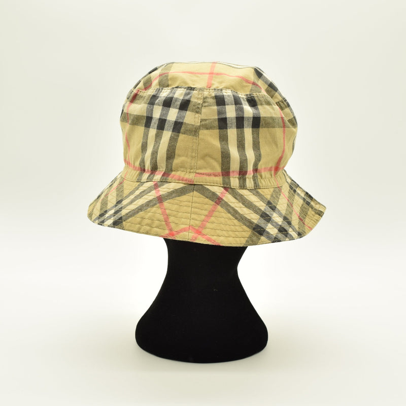 Burberry Vintage Nova Check Bucket Hat (L)