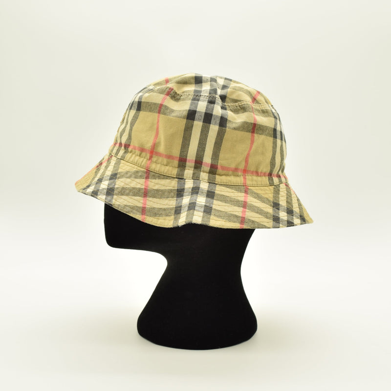 Burberry Vintage Nova Check Bucket Hat (L)