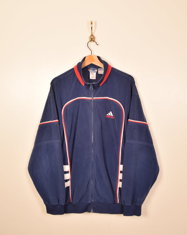 Adidas Vintage Velour Track Jacket (XL)