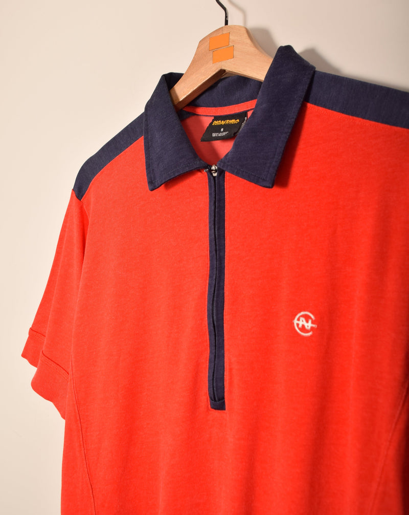 Nautica Vintage Half Zip Polo Shirt (S)