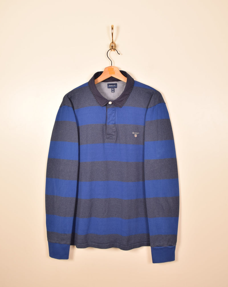 Gant Vintage Long Sleeve Polo Shirt (L)