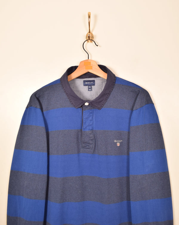 Gant Vintage Long Sleeve Polo Shirt (L)