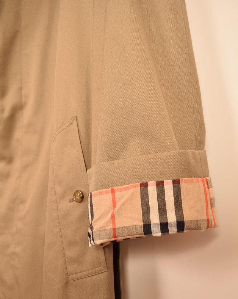 Burberry Vintage Nova Check Trench Coat (XL)