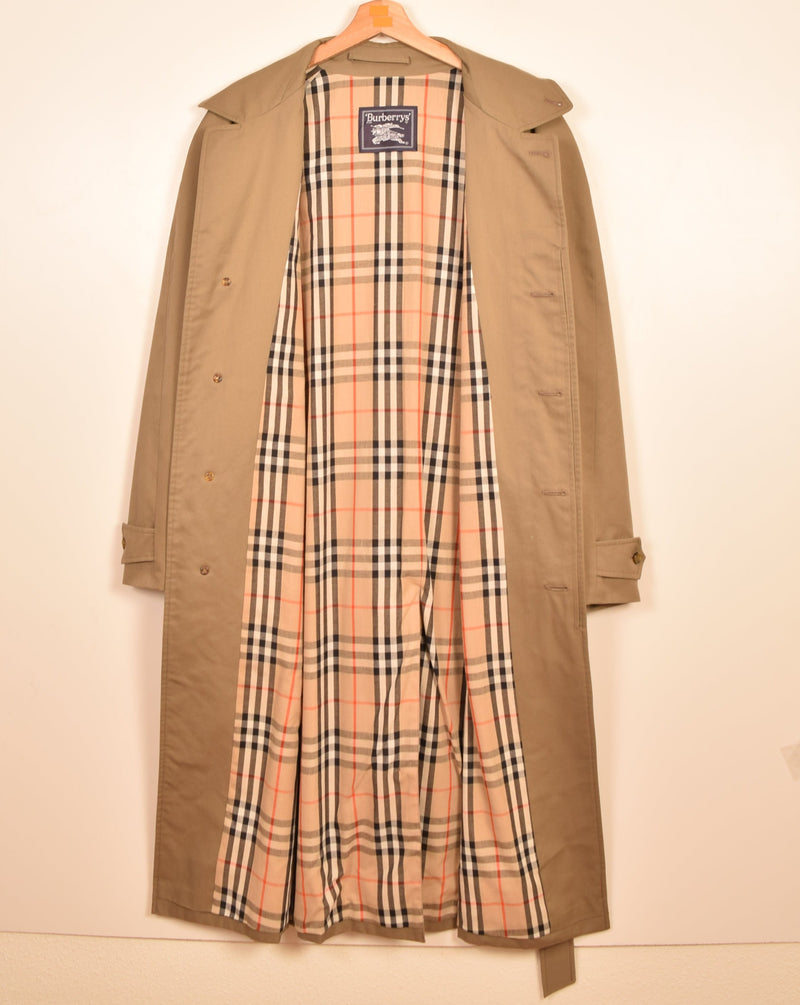 Burberry Vintage Nova Check Trench Coat (XL)