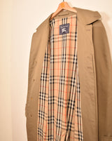 Burberry Vintage Nova Check Trench Coat (XL)