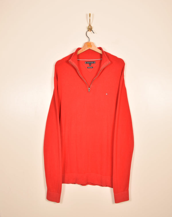 Tommy Hilfiger Vintage Half Zip Sweater (XL)