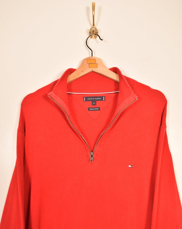 Tommy Hilfiger Vintage Half Zip Sweater (XL)