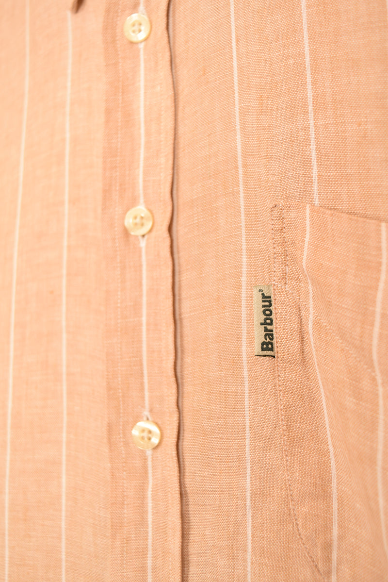 Barbour Vintage Linen Shirt (L)