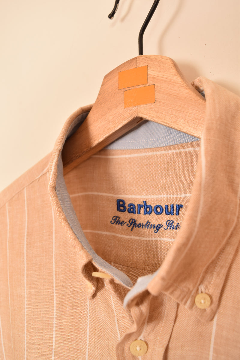 Barbour Vintage Linen Shirt (L)