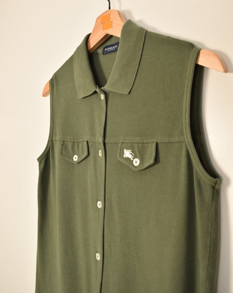 Burberry Vintage Woman Polo Vest (M)