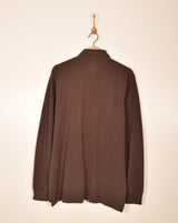 Tommy Hilfiger Vintage Long Sleeve Polo Shirt (L)