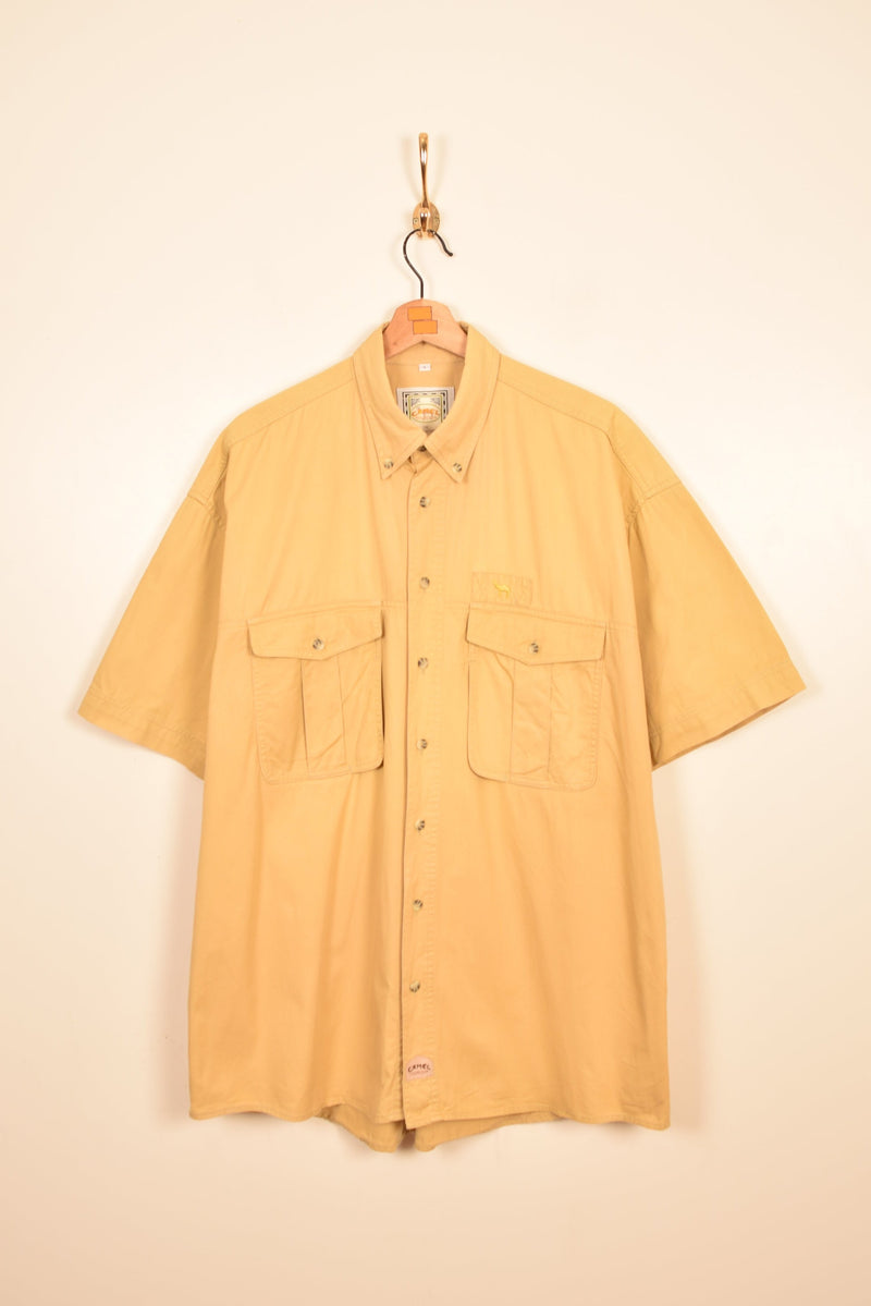 Camel Adventure Vintage Short Sleeve Shirt (XL)