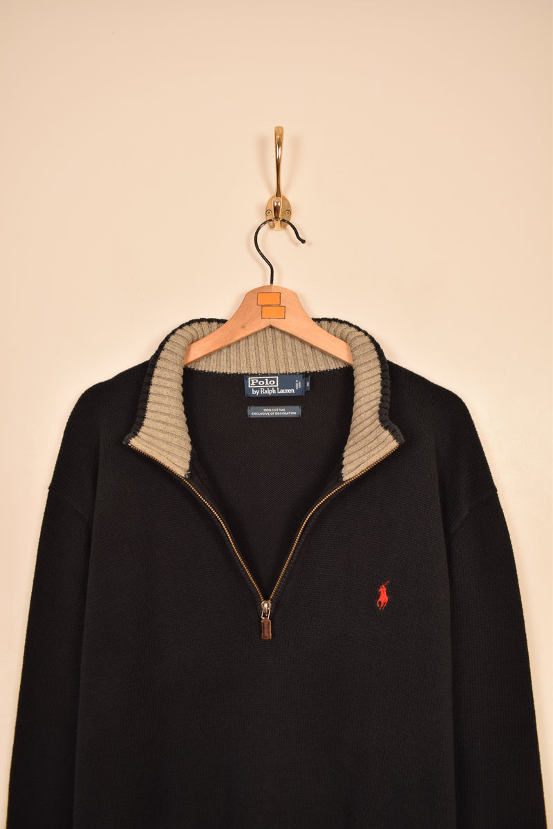 Polo Ralph Lauren Vintage Half Zip Sweater (XL)