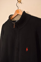 Polo Ralph Lauren Vintage Half Zip Sweater (XL)