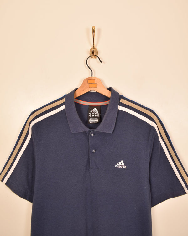 Adidas Vintage Climalite Polo Shirt (M)