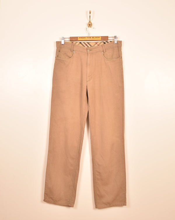 Burberry Vintage Linen Pants (44)