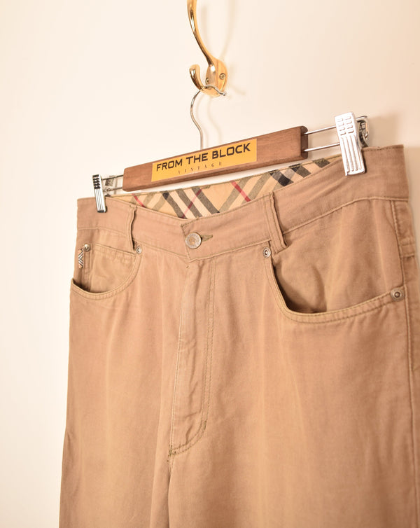 Burberry Vintage Linen Pants (44)