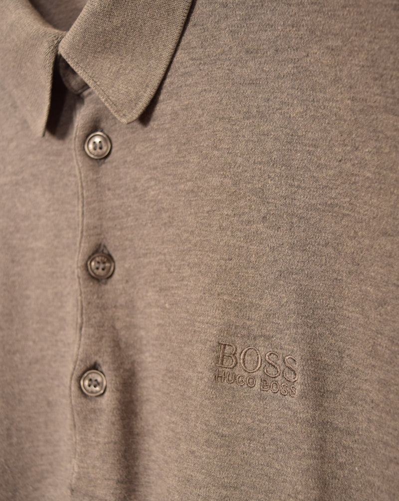 Hugo Boss Vintage Long Sleeve Polo Shirt (M)