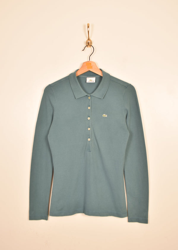 Lacoste Vintage Long Sleeve Woman Polo Shirt (S)