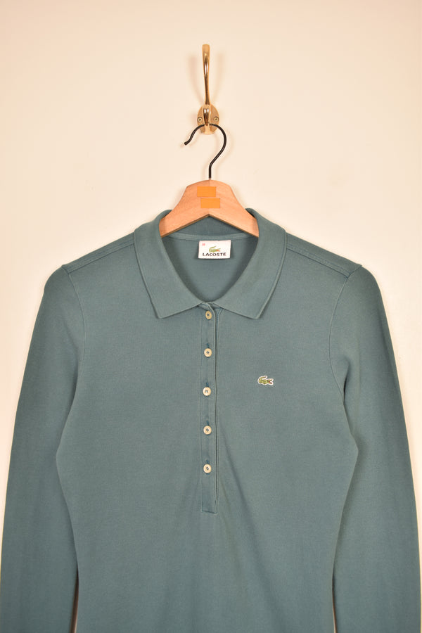 Lacoste Vintage Long Sleeve Woman Polo Shirt (S)