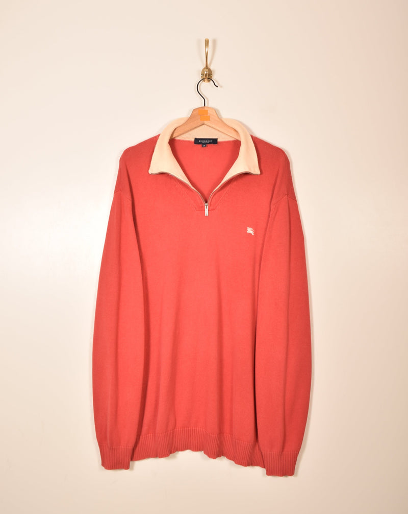 Burberry Vintage Half Zip Sweater (XL)