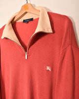 Burberry Vintage Half Zip Sweater (XL)