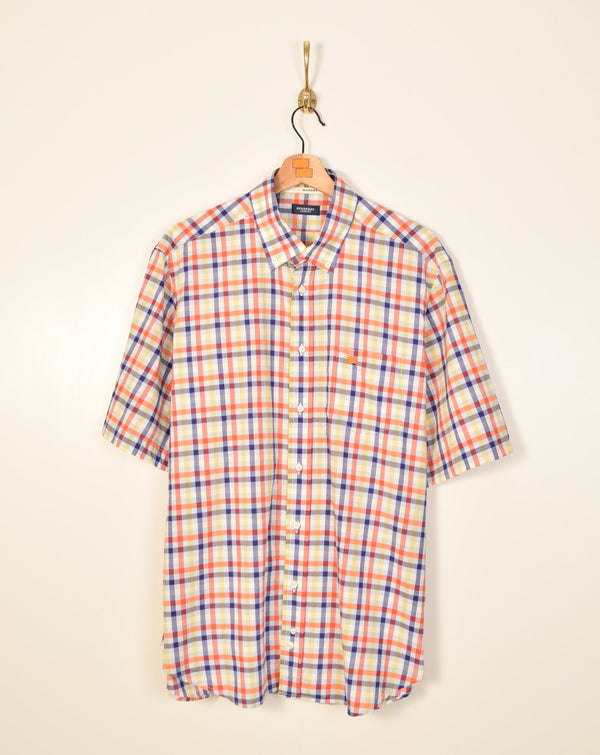 Burberry Vintage Short Sleeve Shirt (L)