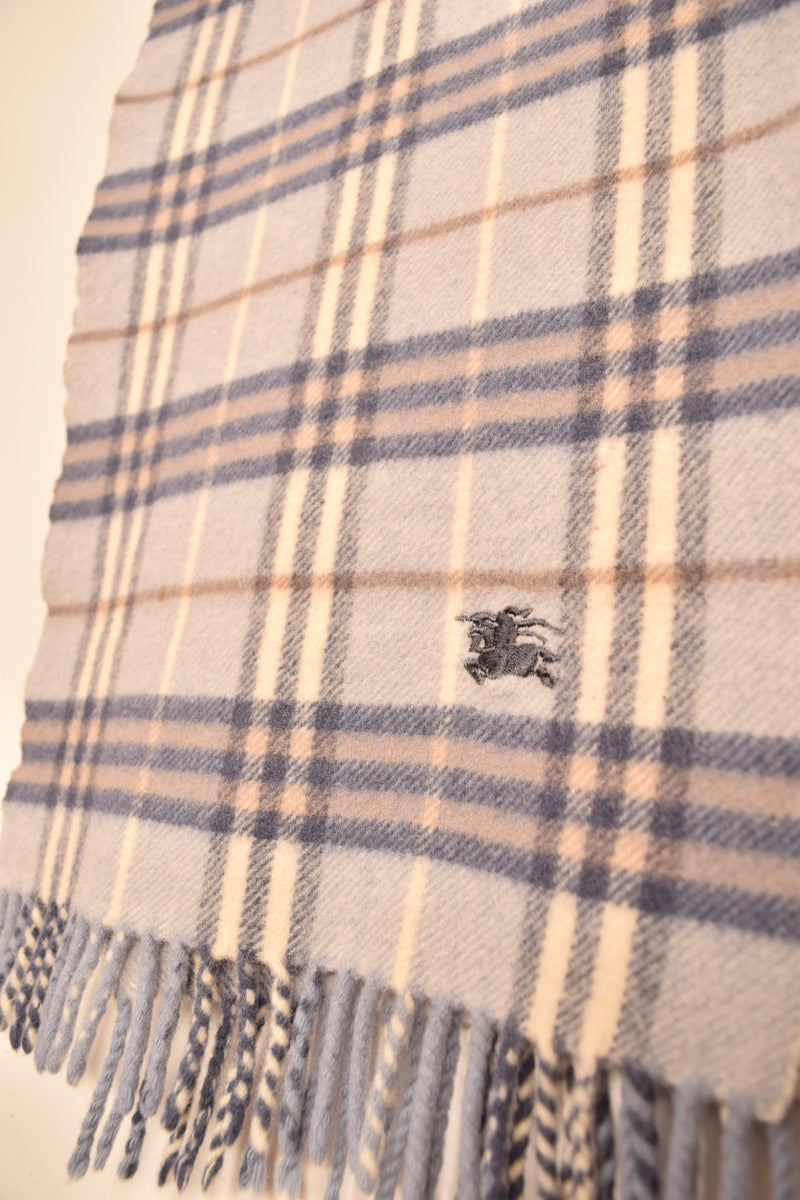 Burberry Blue Nova Check Scarf