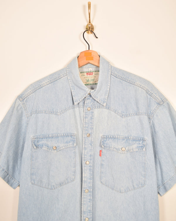 Levi's Vintage Denim Short Sleeve Shirt (L)