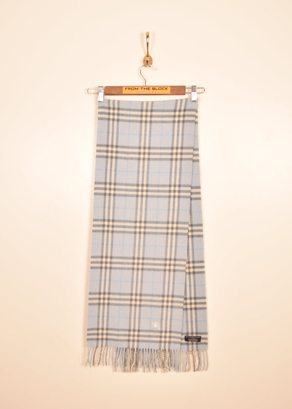 Burberry Baby Blue Nova Check Scarf