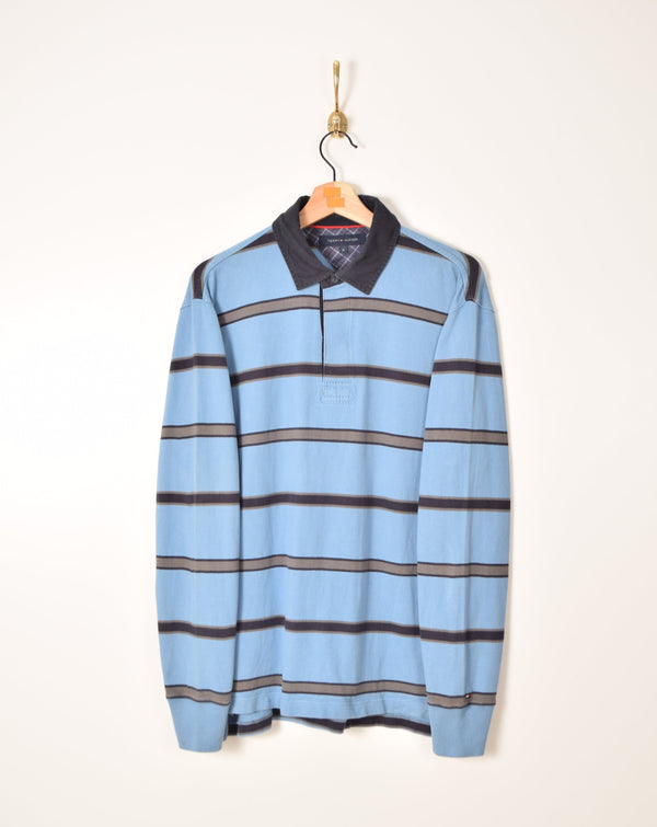 Tommy Hilfiger Long Sleeve Polo Shirt (L)