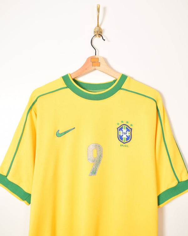 1998/00 Brazil #9 Ronaldo Shirt (S)